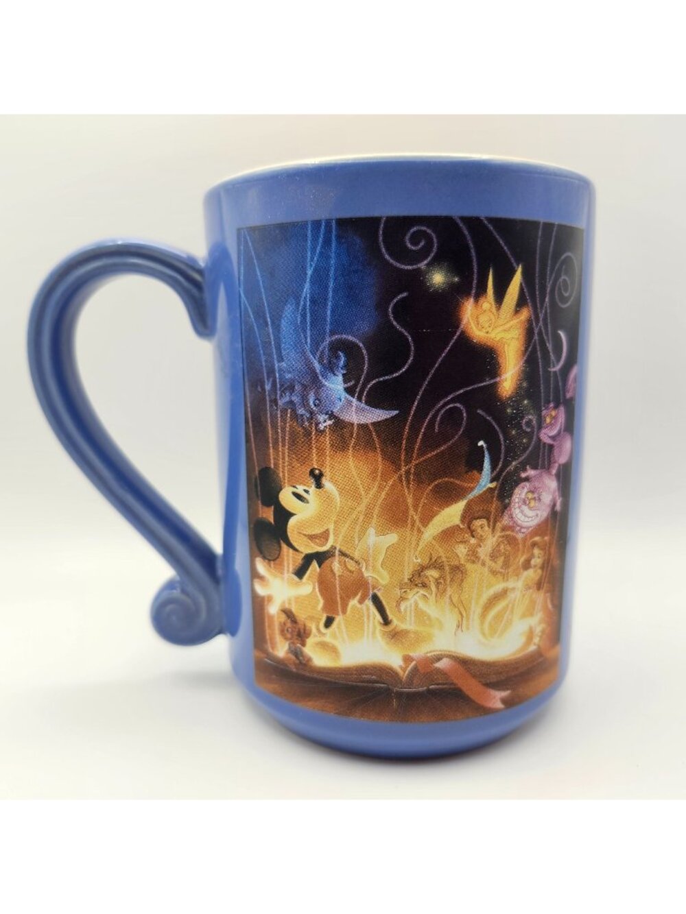 Disneyland Mickey Mouse 75 Years Of Love And Laughter Ceramic Mug 16oz Blue